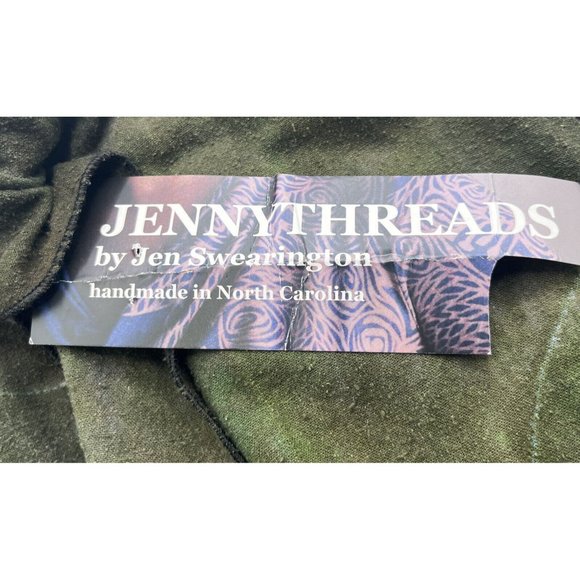 Jenny Threads Iris Vest Handmade By Jen Swearington Wearable Art Iris Vest L - Picture 6 of 6
